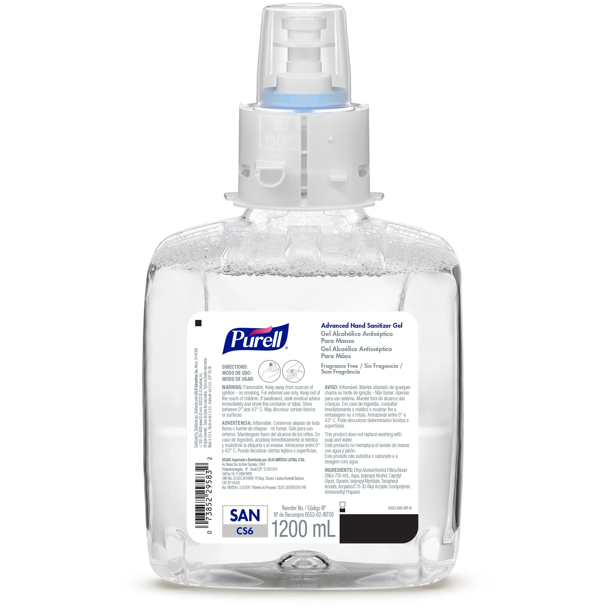 PURELL® ADVANCED HAND SANITIZER GEL