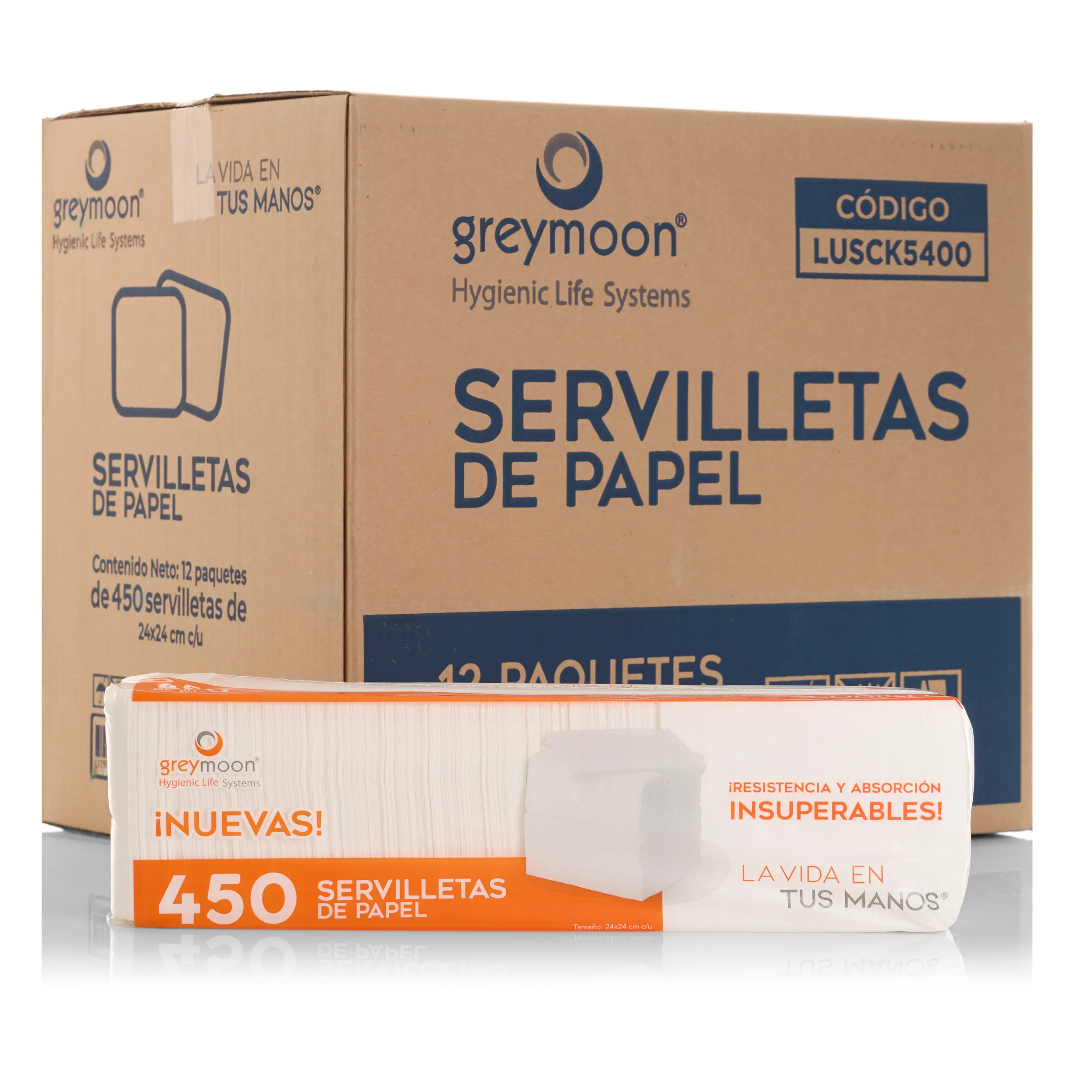 SERVILLETA BLANCA COCKTAIL “1/4”