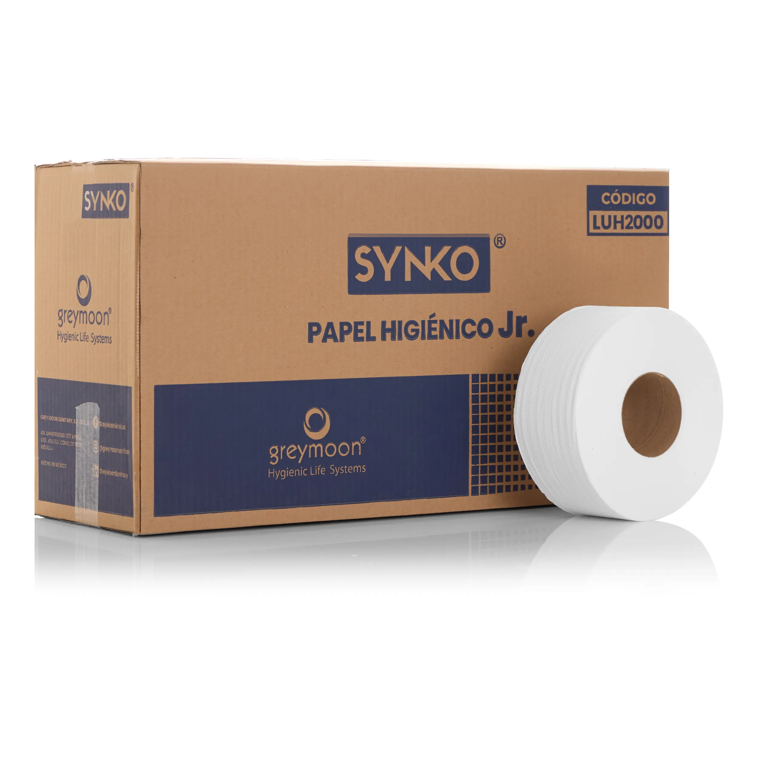 PAPEL HIGIÉNICO 12 ROLLOS 200 mts. 8.5 cms ancho