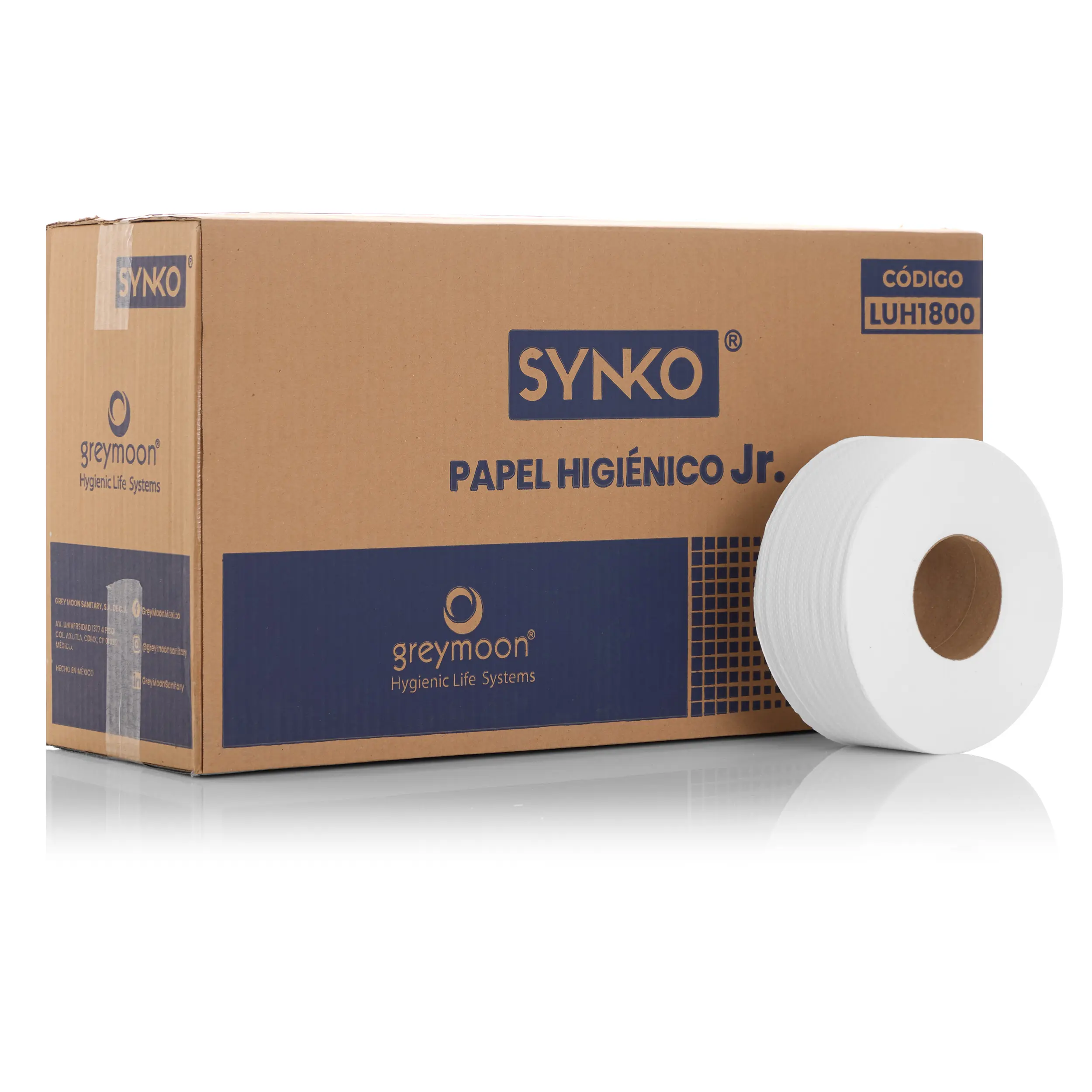 PAPEL HIGIÉNICO 12 ROLLOS 180 mts. 8.5 cms de ancho