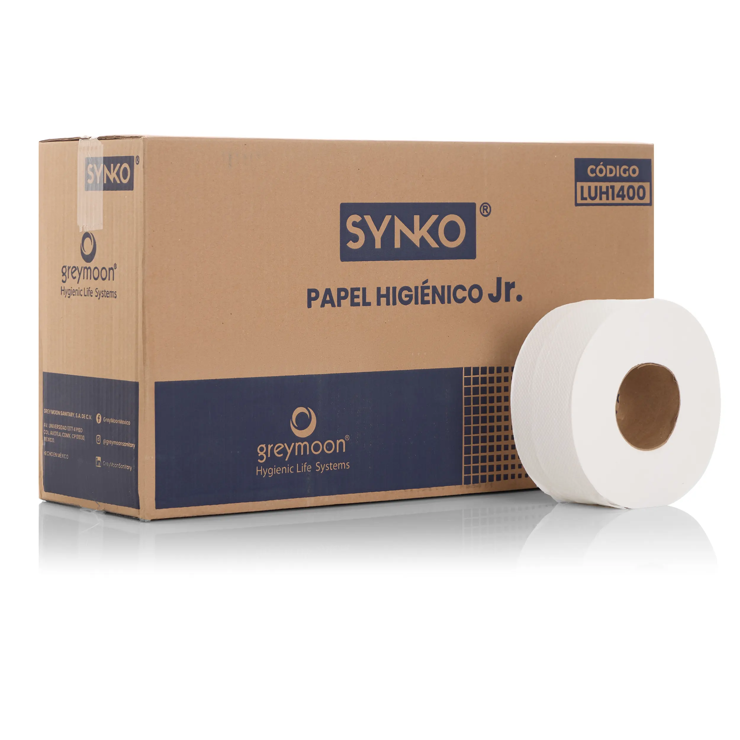 PAPEL HIGIÉNICO 12 ROLLOS 140 mts. 8.5 cms de ancho